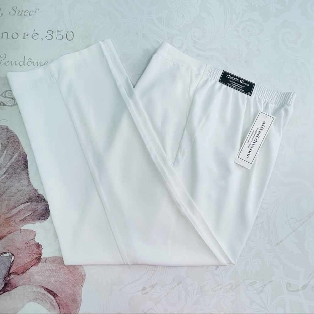 Alfred Dunner Ship Shape Classic Fit Pants SHORT NWT